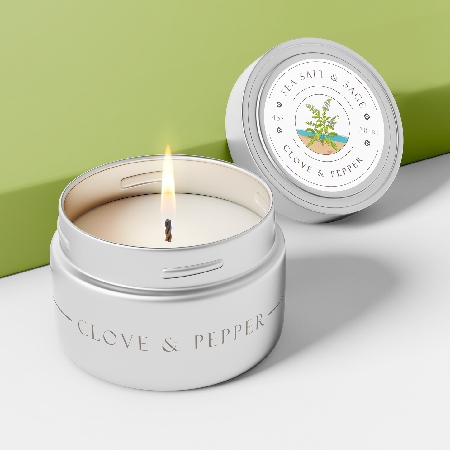 Sea Salt & Sage Candle