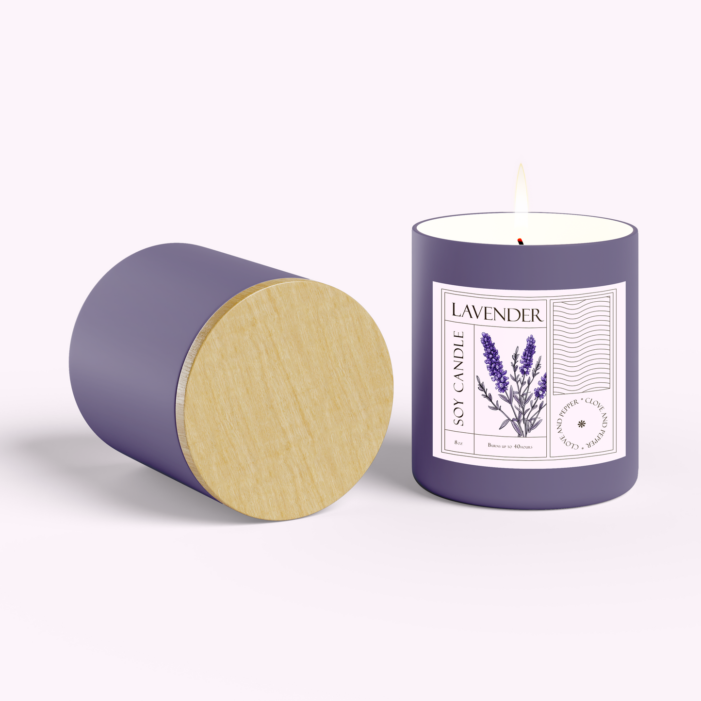 Lavender Candle