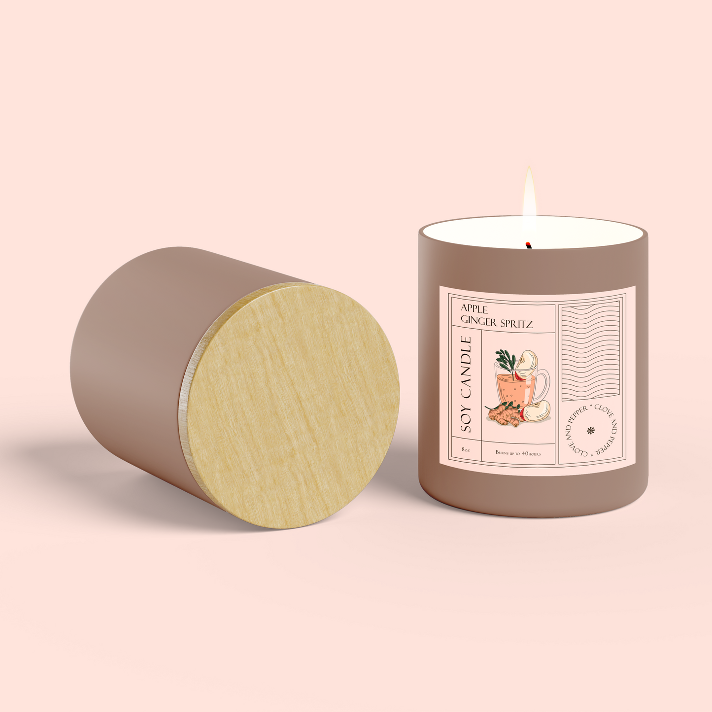 Apple Ginger Spritz Candle