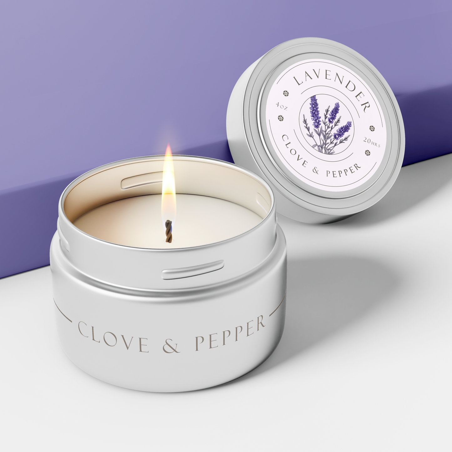 Lavender Candle