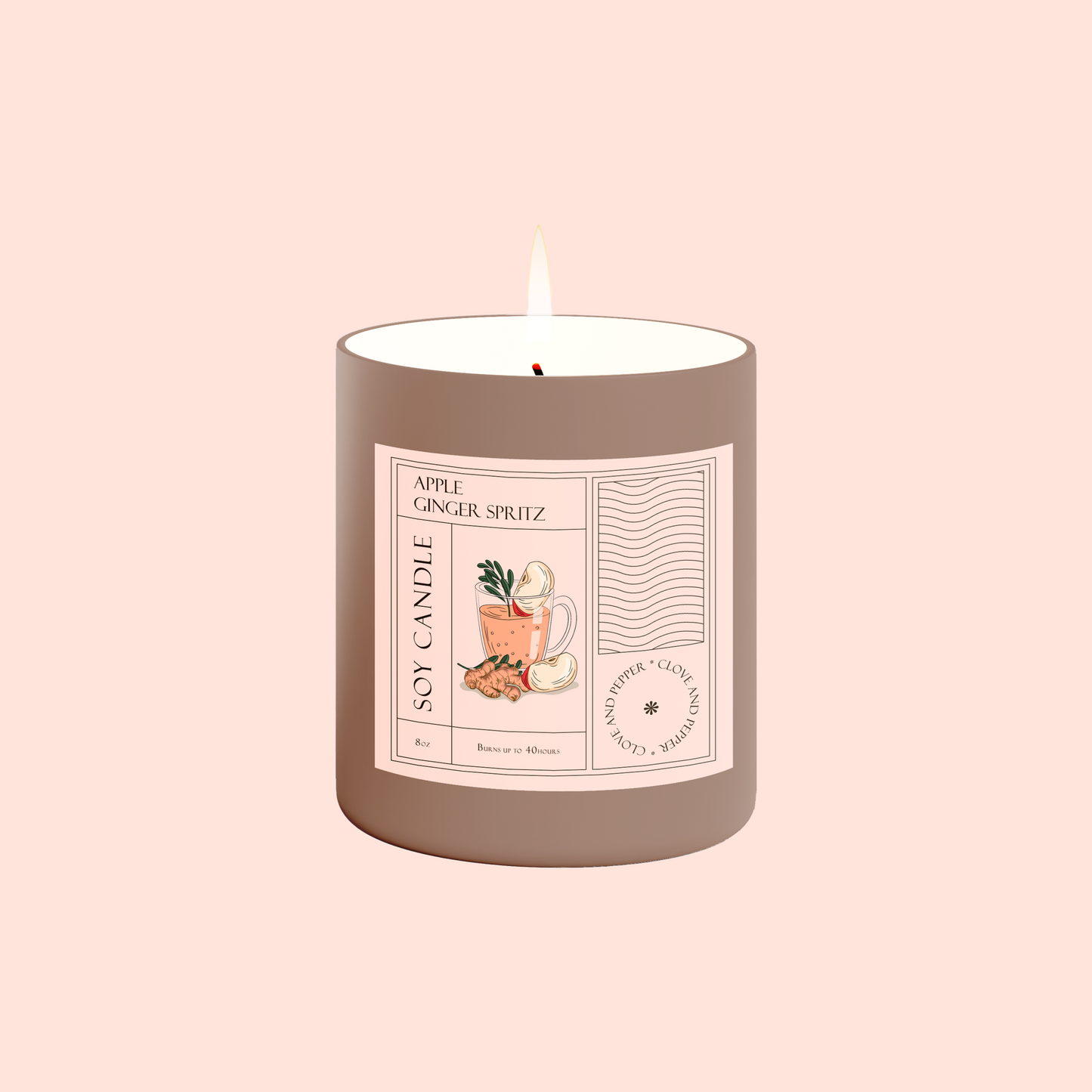 Apple Ginger Spritz Candle